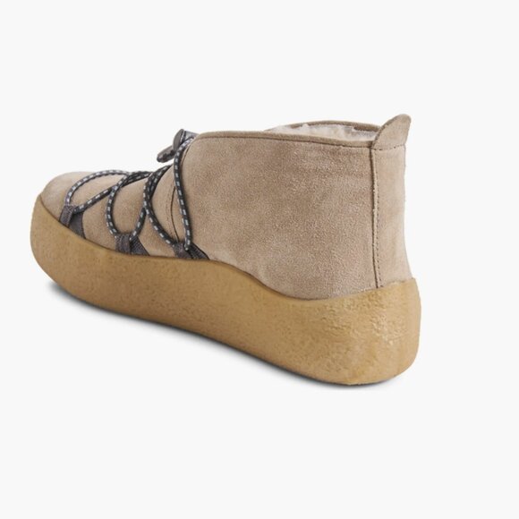 NEW Free People Snowdrop Micro Mukluk Bootsbootie shearling 1225 - Picture 4 of 7